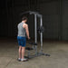 Body-Solid Pro Lat Pulldown Low Row Machine GLM83 Tricep Pushdown