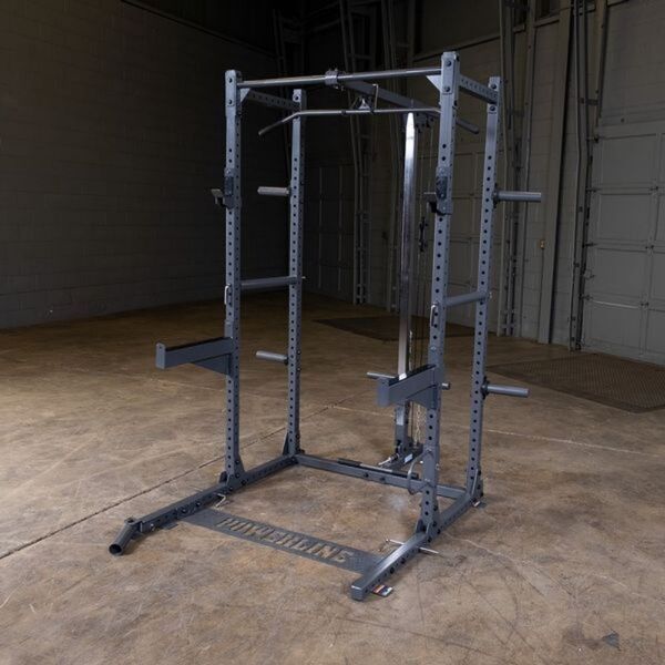 Body-SolidPowerline PPR500 Half Rack With Lat attachments and extensions 
