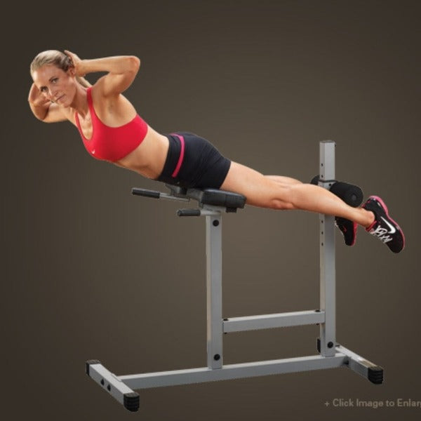 Body-Solid Powerline Roman Chair Back Hyperextension PCH24X with model