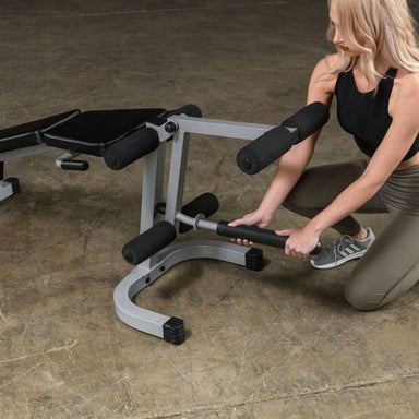 Body-Solid Powerline Leg Extension & Curl Machine PLCE165X model applying a OAS14 Adaptor Sleeve