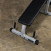 Body-Solid Powerline Leg Extension & Curl Machine PLCE165X top front view 