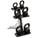 Body-Solid Compact Kettlebell Rack GDKR50 with Kettlebells