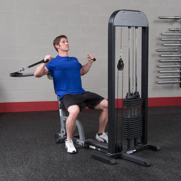 Body-Solid Pro-Select Functional Pressing Station GMFP-STK Chest Engagement at Lowest Angle
