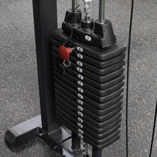 Body-Solid Pro-Select Functional Pressing Station GMFP-STK Weight Stack with Pin
