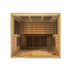 Dynamic "Lugano Edition" 3-Person Low EMF Far Infrared Sauna, DYN-6336-01 Carbon Panel Layout