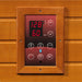 Dynamic "Palermo Edition" 3-Person Low EMF Far Infrared Sauna, DYN-6330-01 temperature panel
