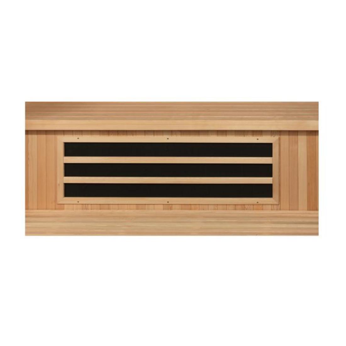 Dynamic "San Marino Edition" 2-Person Low EMF Far Infrared Sauna, DYN-6206-01 bench heater