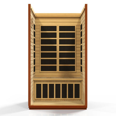 Dynamic "San Marino Edition" 2-Person Low EMF Far Infrared Sauna, DYN-6206-01 interior construction