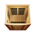 Dynamic "San Marino Elite" 2-Person Ultra-Low EMF Far Infrared Sauna, DYN-6206-02 interior layout