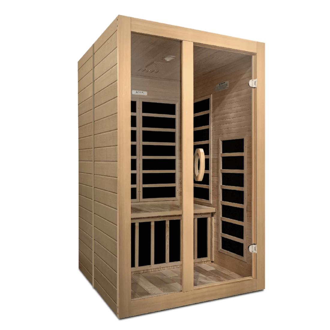 Dynamic "Santiago" 2-Person Low EMF Infrared Sauna, DYN-6209-01