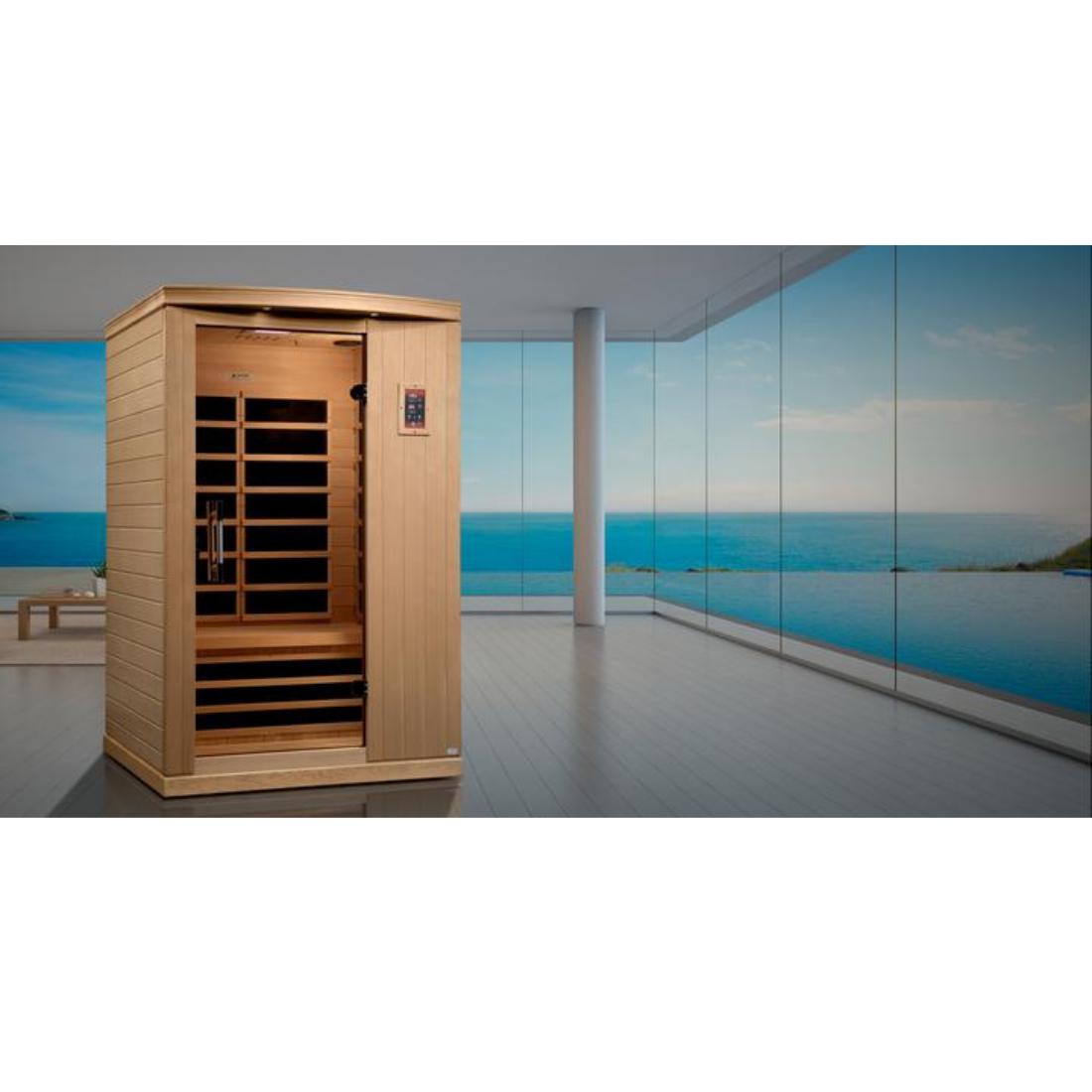 Dynamic "Venice Select" 2 Person Ultra Low EMF FAR Infrared Sauna, DYN-6210-03