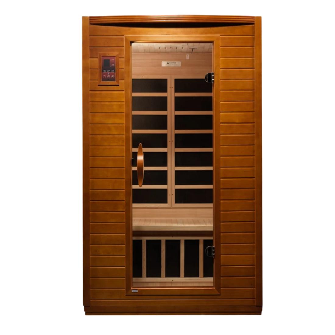 Dynamic "Versailles Sauna" 2-Person Low EMF Far Infrared Sauna, DYN-6202-03 front view