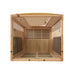 Dynamic "Versailles Sauna" 2-Person Low EMF Far Infrared Sauna, DYN-6202-03 top down layout