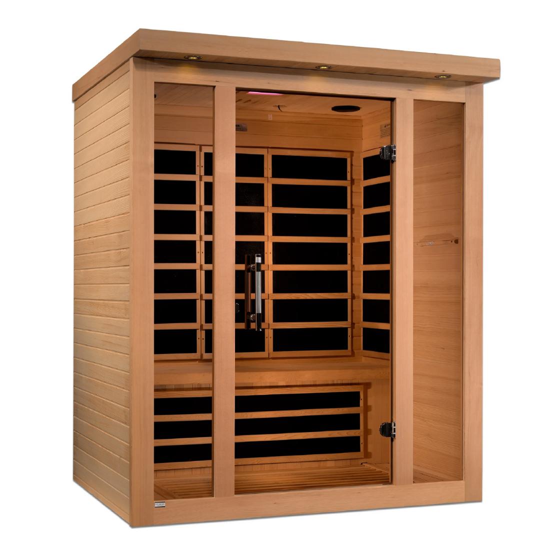 Dynamic "Vila Ultra" 3-Person Low EMF FAR Infrared Sauna, DYN-6315-02