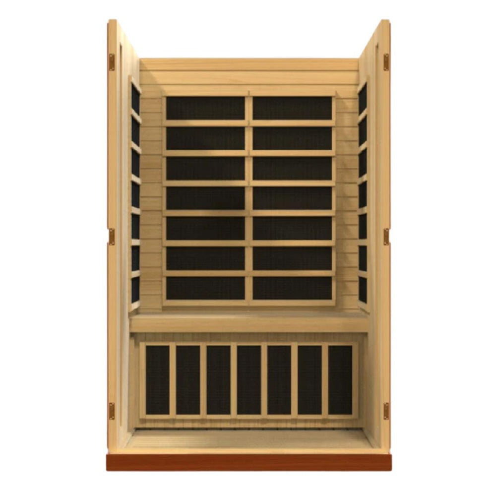 Dynamic "Vittoria Edition" 2-Person Low EMF Far Infrared Sauna, DYN-6220-01 Interior Seating