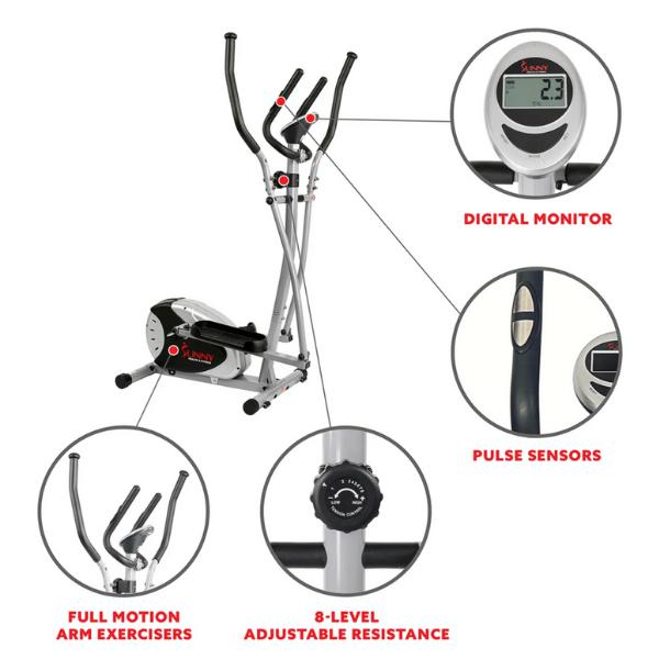 Elliptical Bike Magnetic Resistance Elliptical Machine Cross Trainer details