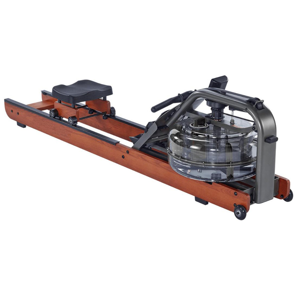 First Degree Fitness Apollo Pro V AR Indoor Water Rower Rear Angle
