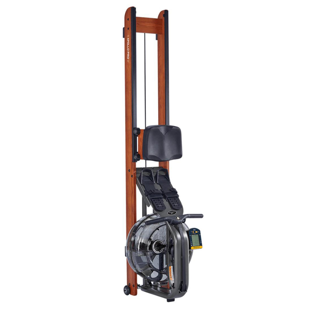 First Degree Fitness Apollo Pro V AR Indoor Water Rower Stowed Away