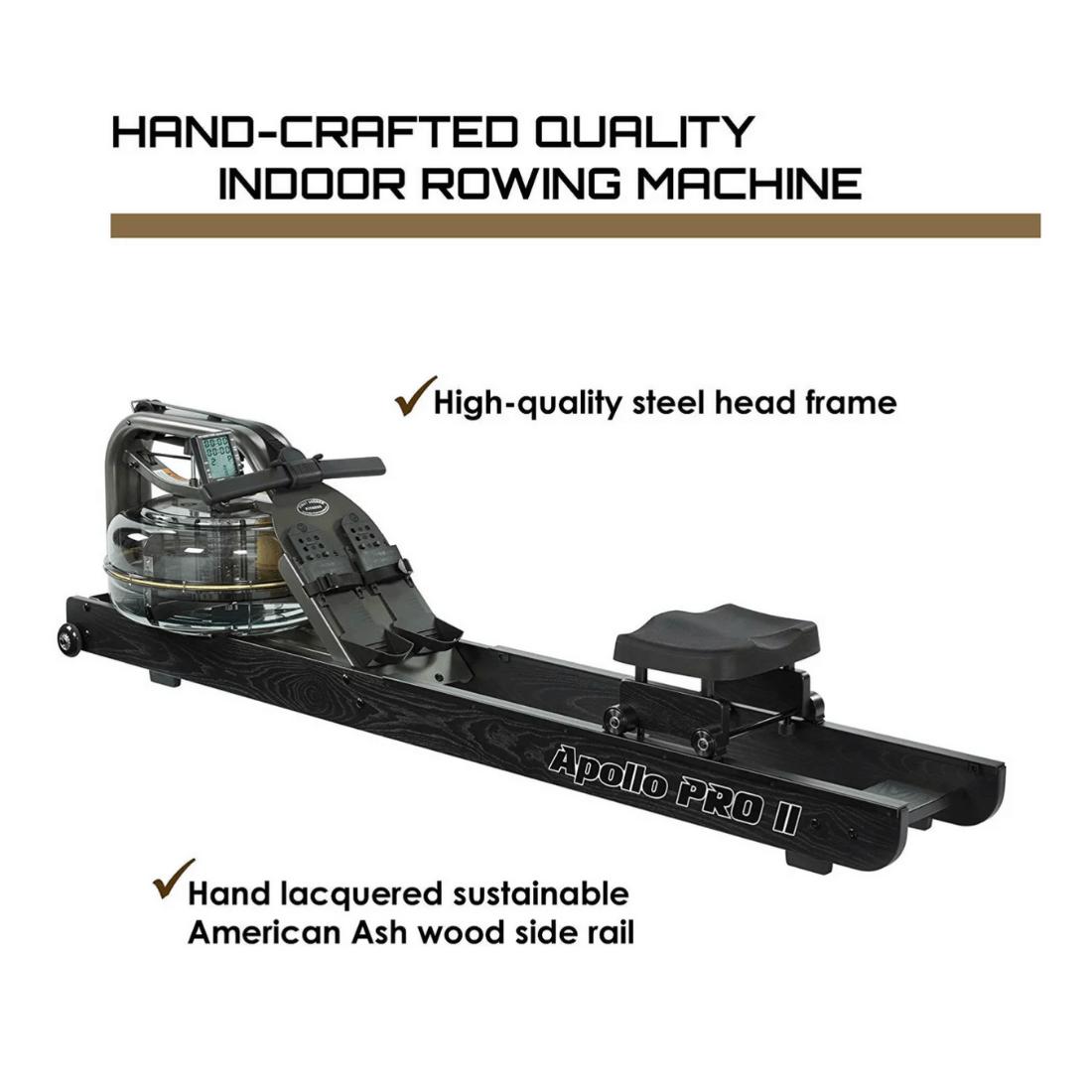 First Degree Fitness Apollo Pro V Reserve Water Rowing Machine ...