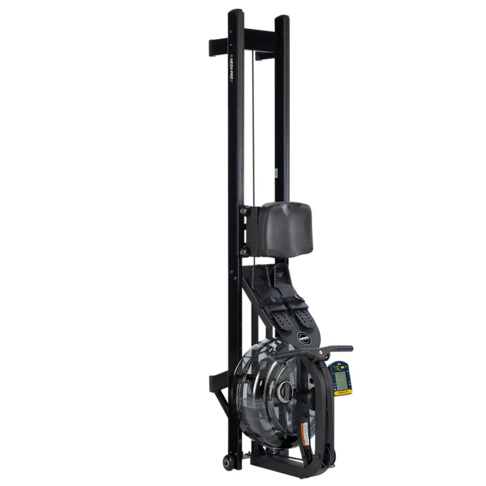 First Degree Fitness Neon Pro V AR Indoor Water Rower, Black Fold Away Storage