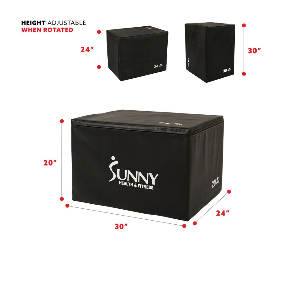 Best Buy: Stack Fitness Stack 3-in-1 Plyometric Jump Box Black JMPBOX