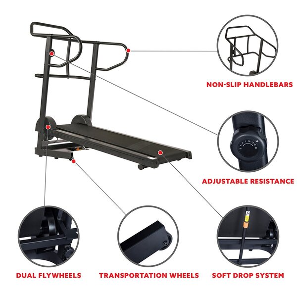 Force-Fitmill-Magnetic-Manual-Treadmill-Double-Flywheel_4