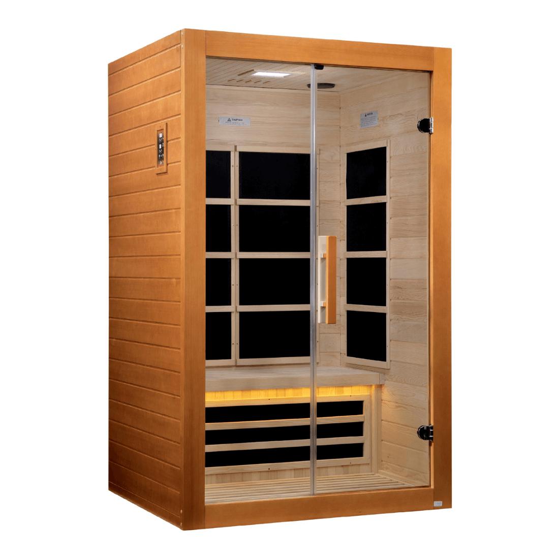 Golden Designs Dynamic "Toulouse" 2- Person Ultra Low EMF FAR Infrared Sauna, DYN-6208-01