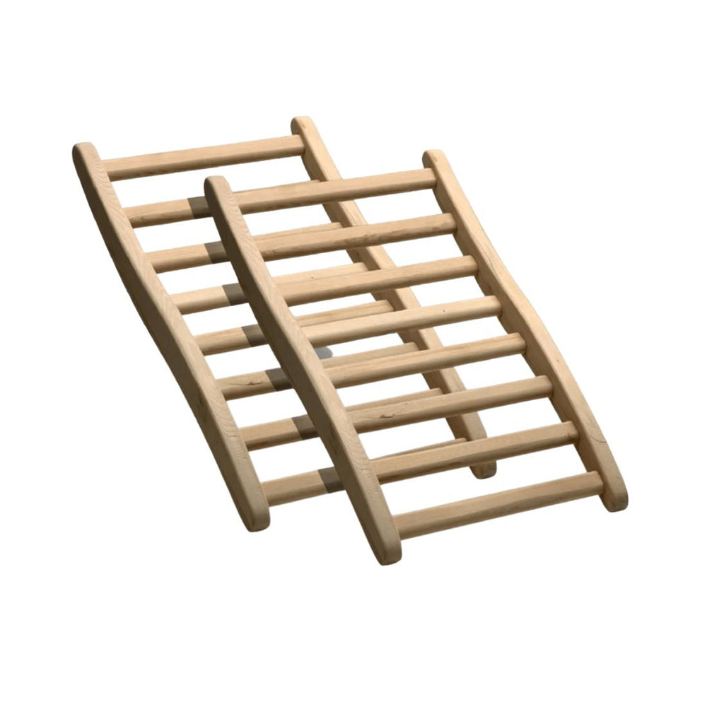 Golden Designs S-Shape Back Rest 2-Pack for Saunas