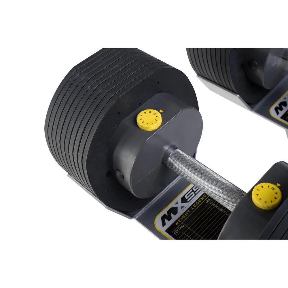 MX Select Adjustable Dumbbells MX55 with Stand Selectorize System