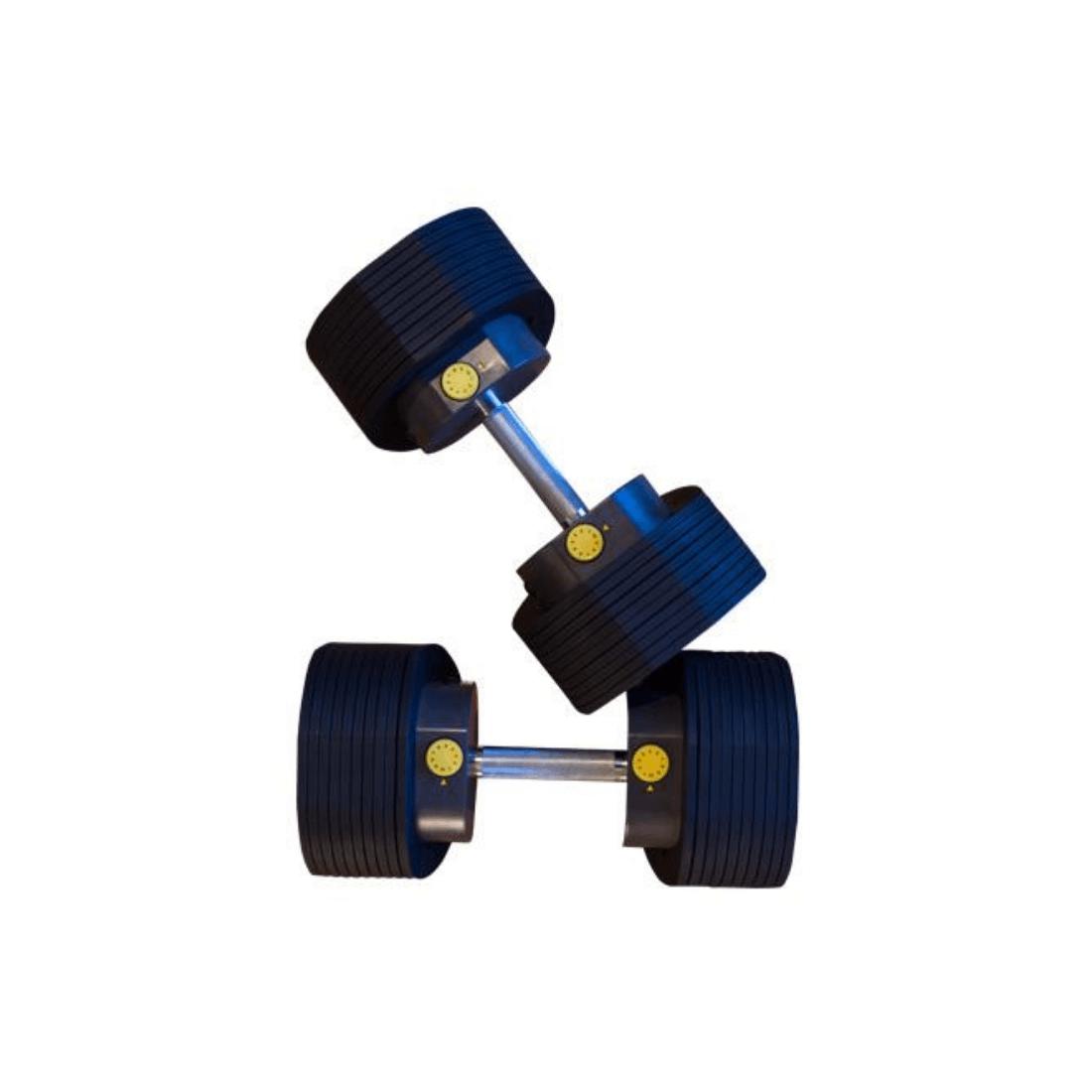 MX Select Adjustable Dumbbells MX55 with Stand for each arm
