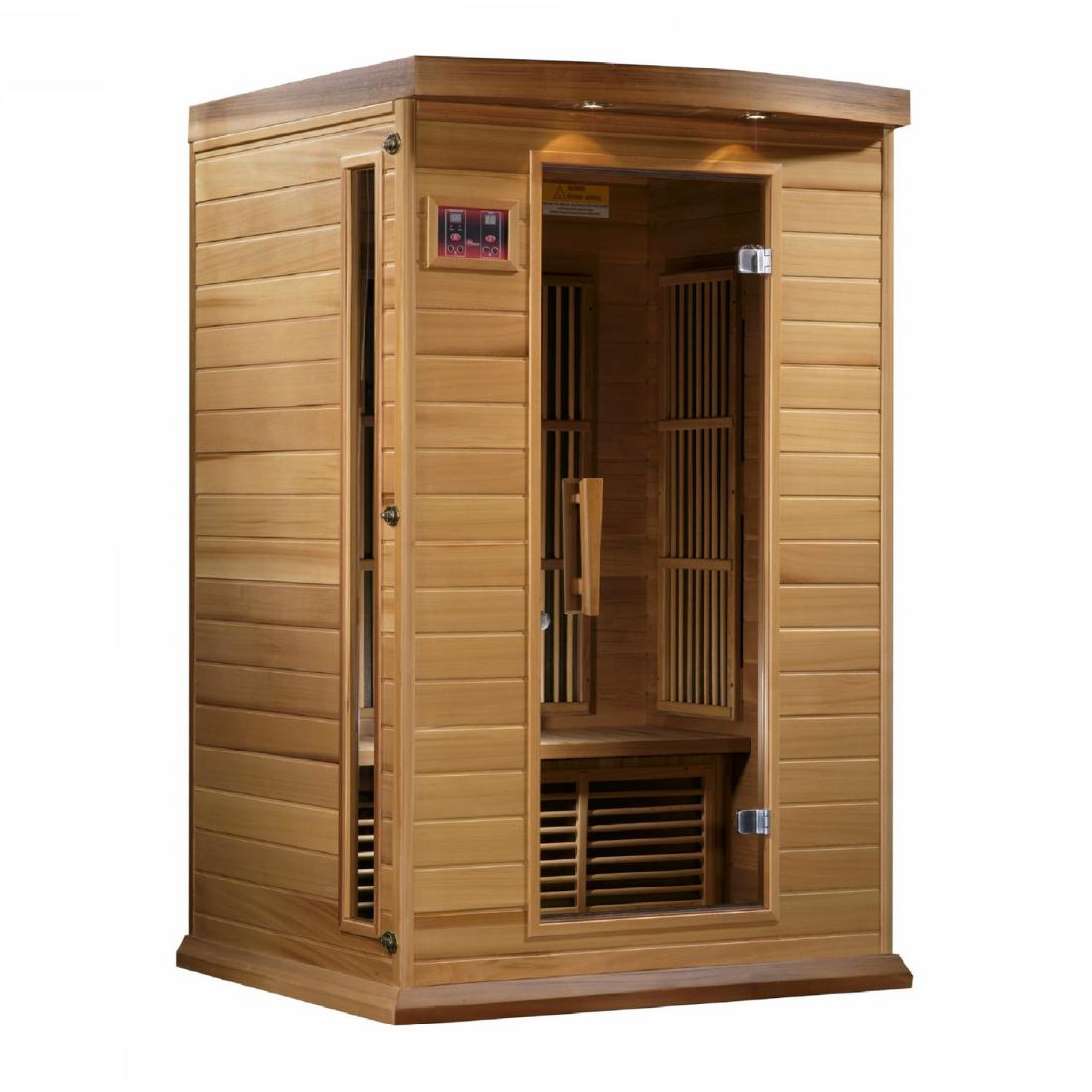 Maxxus 2 Person Low EMF Infrared Sauna in Canadian Red Cedar, MX-K206-01 CED