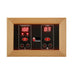Maxxus 3 Per Corner Low EMF FAR Infrared Canadian Red Cedar Sauna, MX-K356-01-CED heating controls