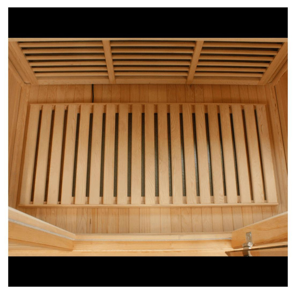 Maxxus 3 Per Near Zero EMF FAR Infrared Canadian Hemlock Sauna, MX-K306-01-ZF flooring