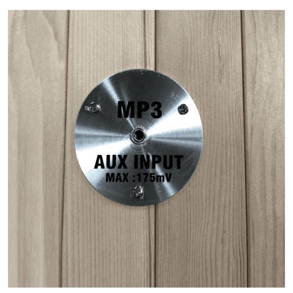 Maxxus "Alpine" Dual Tech 3 person Low EMF FAR Infrared Sauna Canadian Hemlock MX-J306-02S MP3 Input