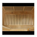 Maxxus "Bellevue Edition" 3 Per Low EMF FAR Infrared Carbon Canadian Hemlock Sauna MX-J306-01 bottom floor