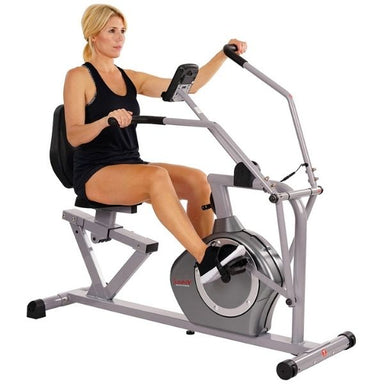 Arm Exerciser Magnetic Recumbent Bike W/ High 350 Lb Weight Capacity Model Trainer Side View