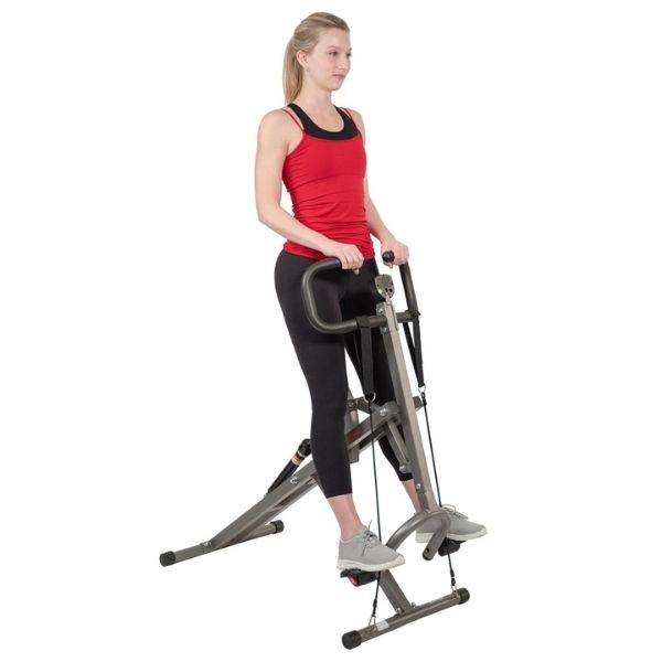 Sunny Health & Fitness Row-N-Ride PRO™ Squat Assist Trainer Model Trainer Excercise