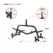 Weight Plate Rack Multi-Weight Plates & Barbell Rack Storage Stand Dimensions