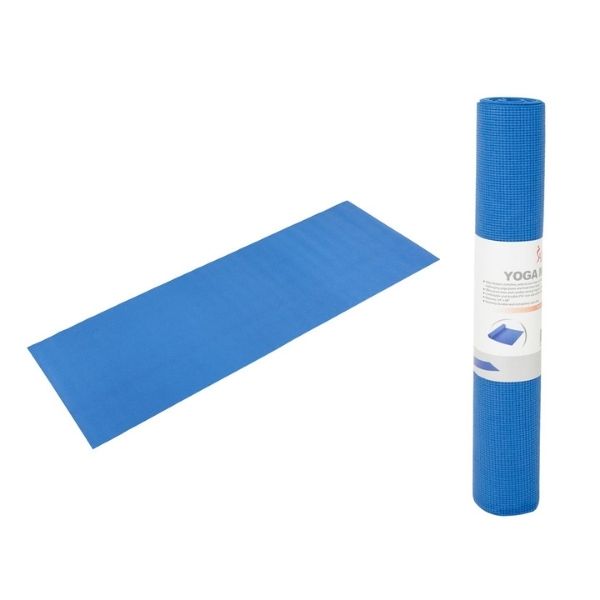 Thin Yoga Mat For Health & Fitness Blue Product View