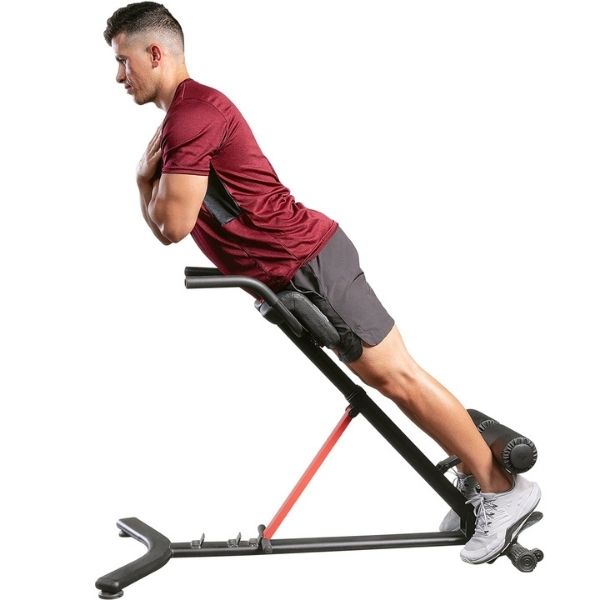 Hyperextension Roman Chair With Dip Station Model Trainer