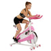 Pink-Exercise-Bike-Belt-Drive-Premium-Indoor-Cycling-Trainer1_1