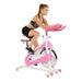 Pink-Exercise-Bike-Belt-Drive-Premium-Indoor-Cycling-Trainer1_5