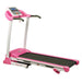 Pink Treadmill (P8700) with Manual Incline and LCD Display