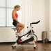 Premium-Cycling-Exercise-Bike-Indoor-Fitness-Belt-Drive-Clipless-Pedal-model-5