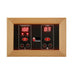 Products Maxxus "Montilemar-Edition" 3 Person Near Zero EMF FAR Infrared Sauna - Canadian Red Cedar, MX-K306-01-ZF CED heating console.