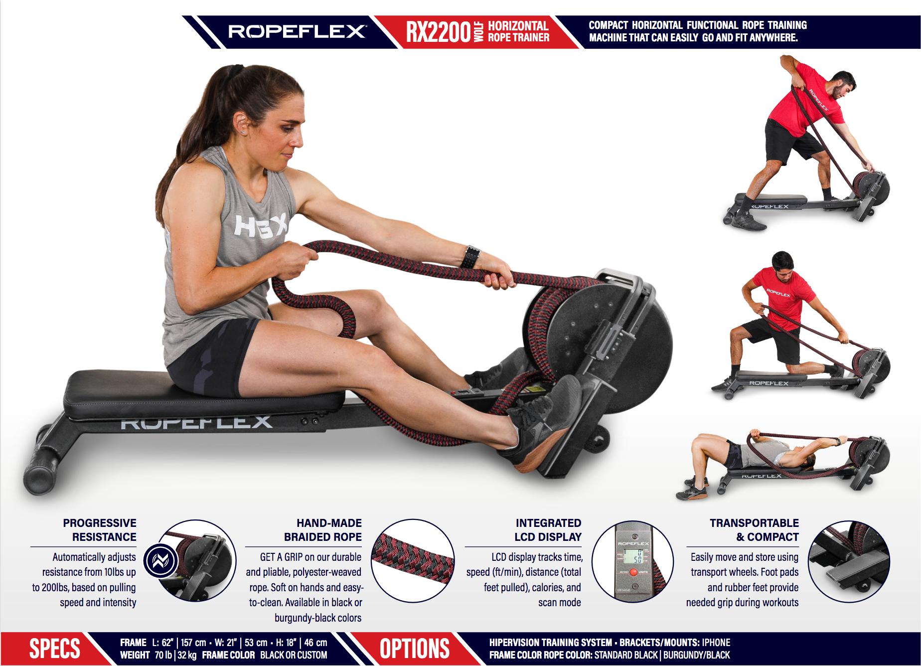 Ropeflex RX2200 Wolf Rope Pulling Machine - 45-1001 — Competitors Outlet