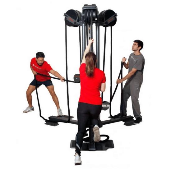 Ropeflex RX2500T Tri-Station Oryx Rope Pull Machine — Competitors Outlet