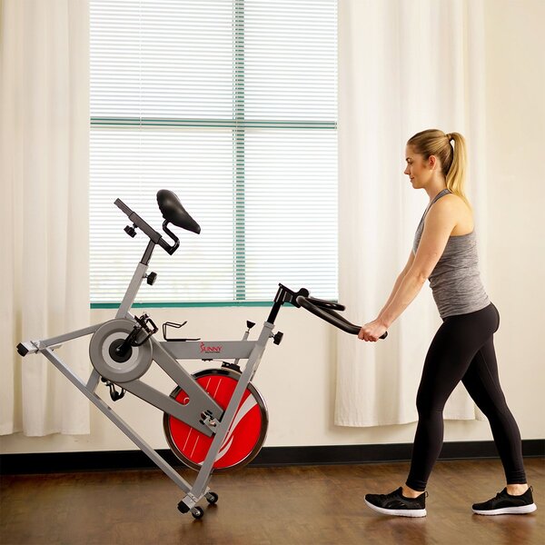 Silver-Exercise-Bike-Chain-Drive-Indoor-Cycling-Trainer_2