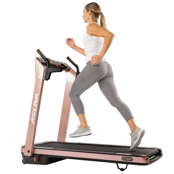 SpaceFlex Pink Running Treadmill Foot Stride