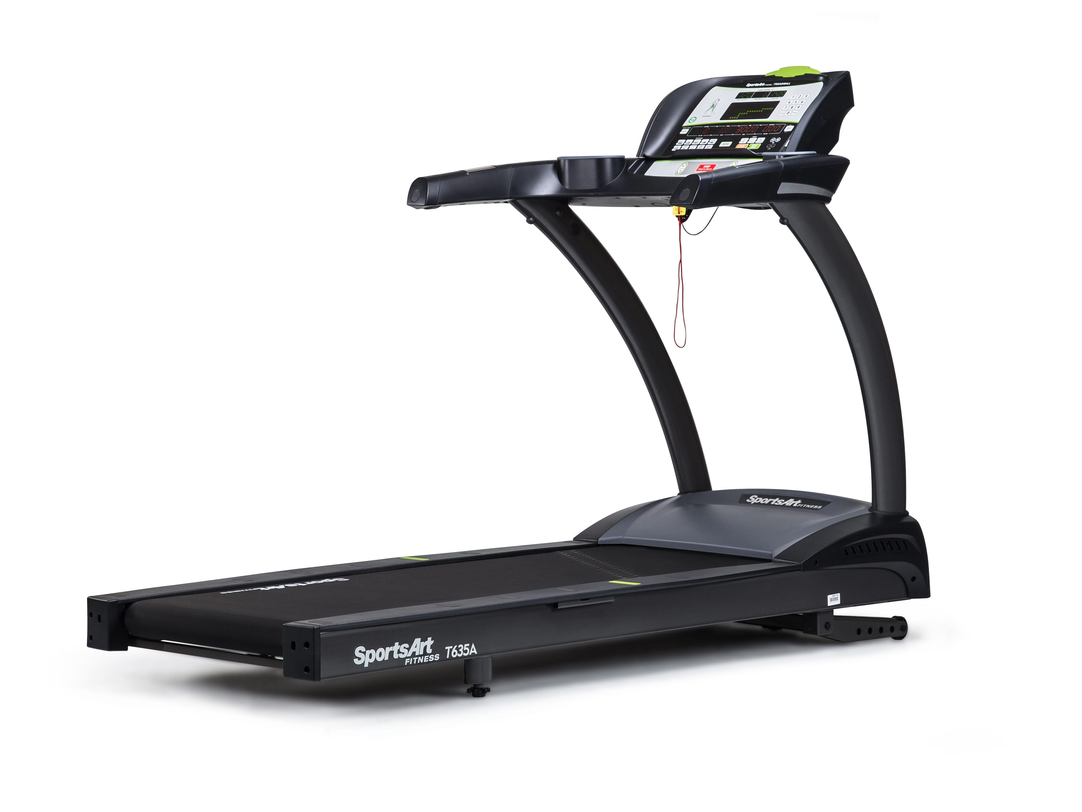 SportsArt Foundation Ac Motor Treadmill T635A side angle back facing view
